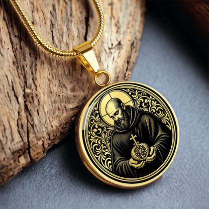 Saint John of God Medal Necklace – Patron Saint of Hospitals & the Sick