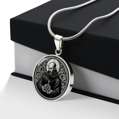 Saint John of God Medal Necklace – Patron Saint of Hospitals & the Sick