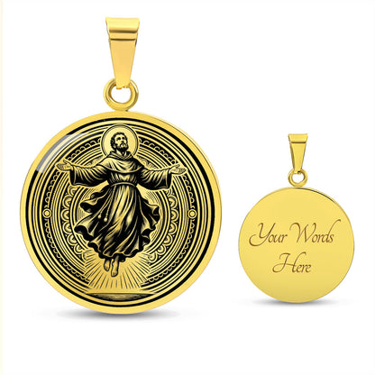 Saint Joseph of Cupertino Medal Necklace – Patron Saint of Aviators & Students