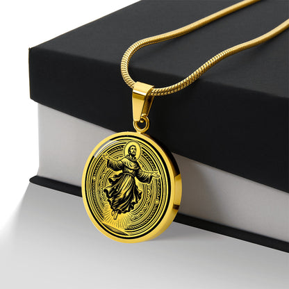 Saint Joseph of Cupertino Medal Necklace – Patron Saint of Aviators & Students