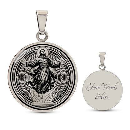 Saint Joseph of Cupertino Medal Necklace – Patron Saint of Aviators & Students