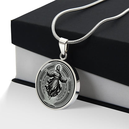 Saint Joseph of Cupertino Medal Necklace – Patron Saint of Aviators & Students