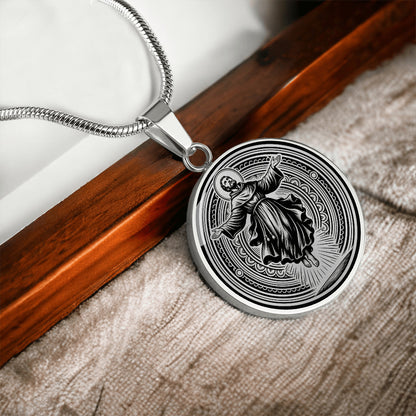Saint Joseph of Cupertino Medal Necklace – Patron Saint of Aviators & Students