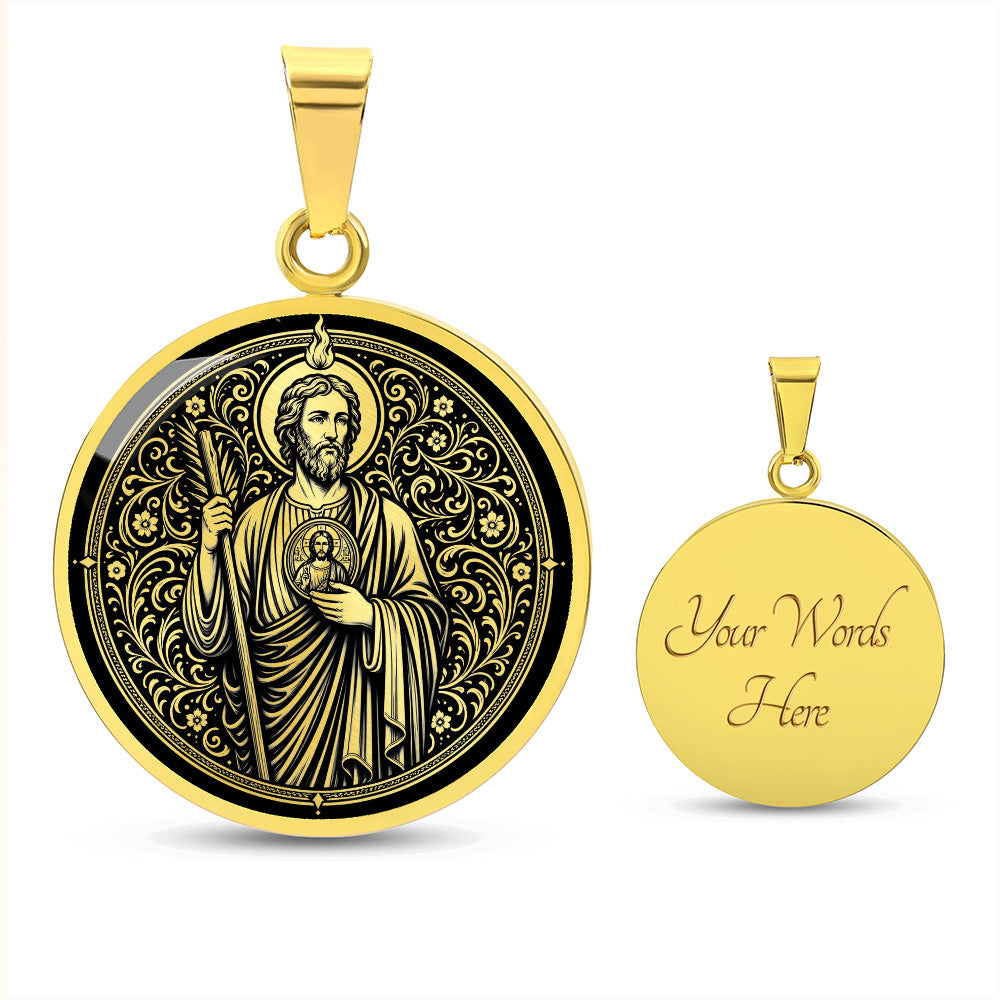 Saint Jude Medal Necklace – Patron Saint of Hopeless Causes & Desperate Situations