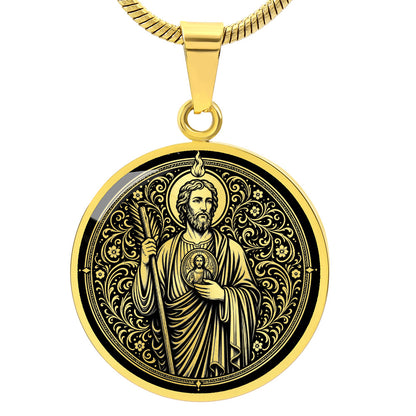 Saint Jude Medal Necklace – Patron Saint of Hopeless Causes & Desperate Situations