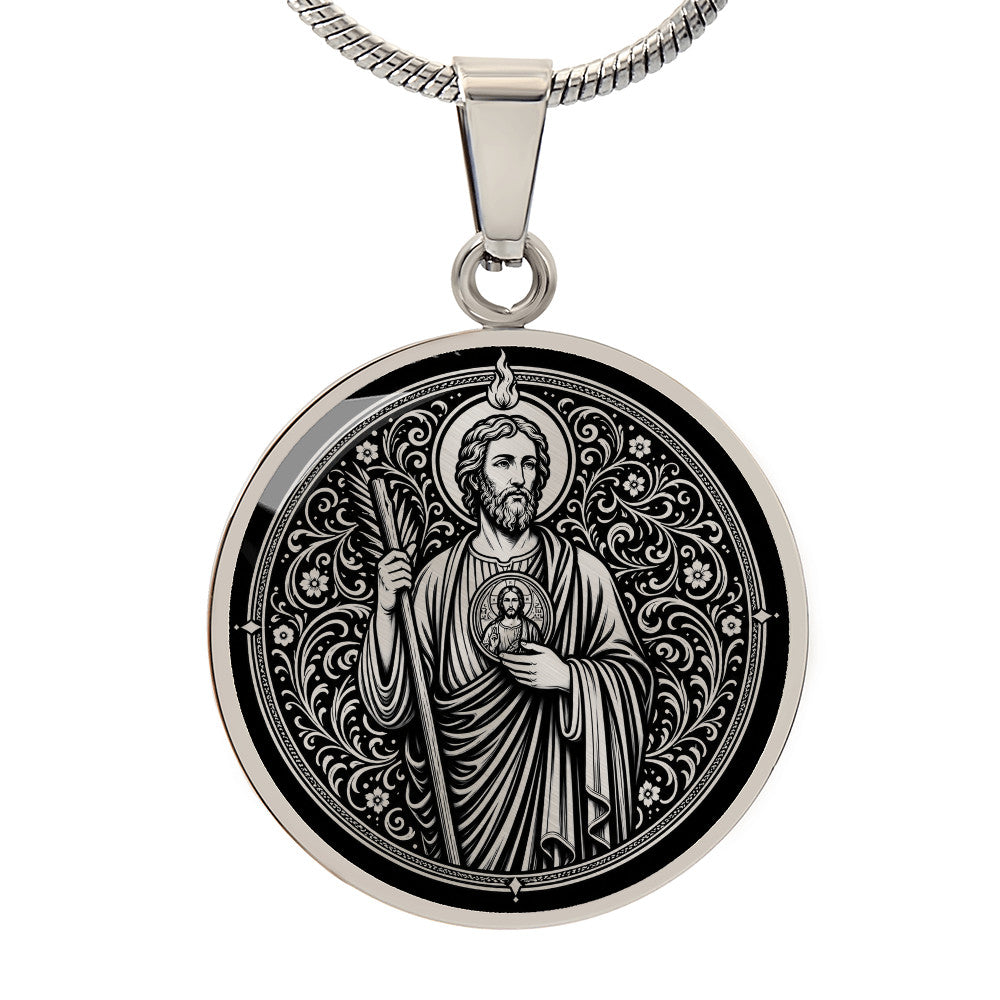 Saint Jude Medal Necklace – Patron Saint of Hopeless Causes & Desperate Situations