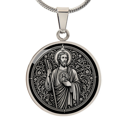 Saint Jude Medal Necklace – Patron Saint of Hopeless Causes & Desperate Situations