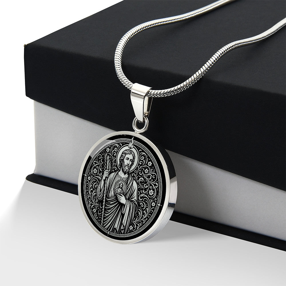 Saint Jude Medal Necklace – Patron Saint of Hopeless Causes & Desperate Situations