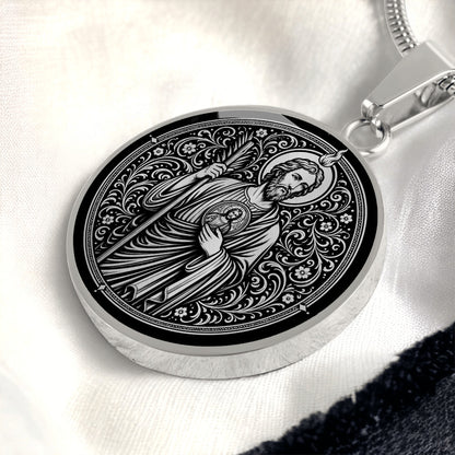 Saint Jude Medal Necklace – Patron Saint of Hopeless Causes & Desperate Situations