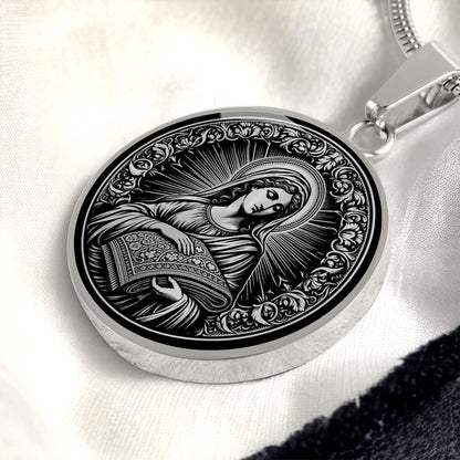 Saint Lydia of Thyatira Medal Necklace – Patron Saint of Businesswomen, Merchants and Entrepreneurs