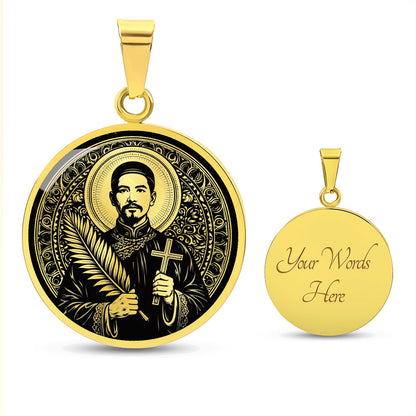 Saint Mark Ji Tianxiang Medal Necklace – Patron Saint of Drug Addicts & Recovery