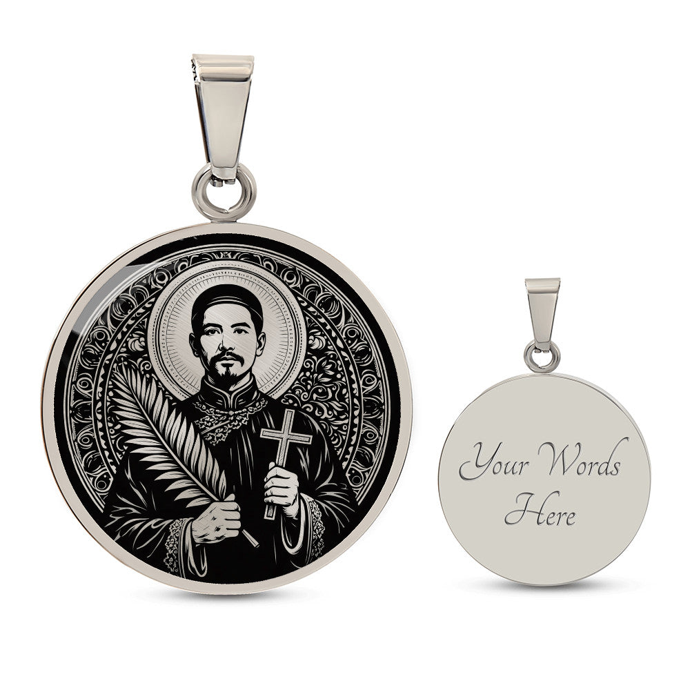 Saint Mark Ji Tianxiang Medal Necklace – Patron Saint of Drug Addicts & Recovery