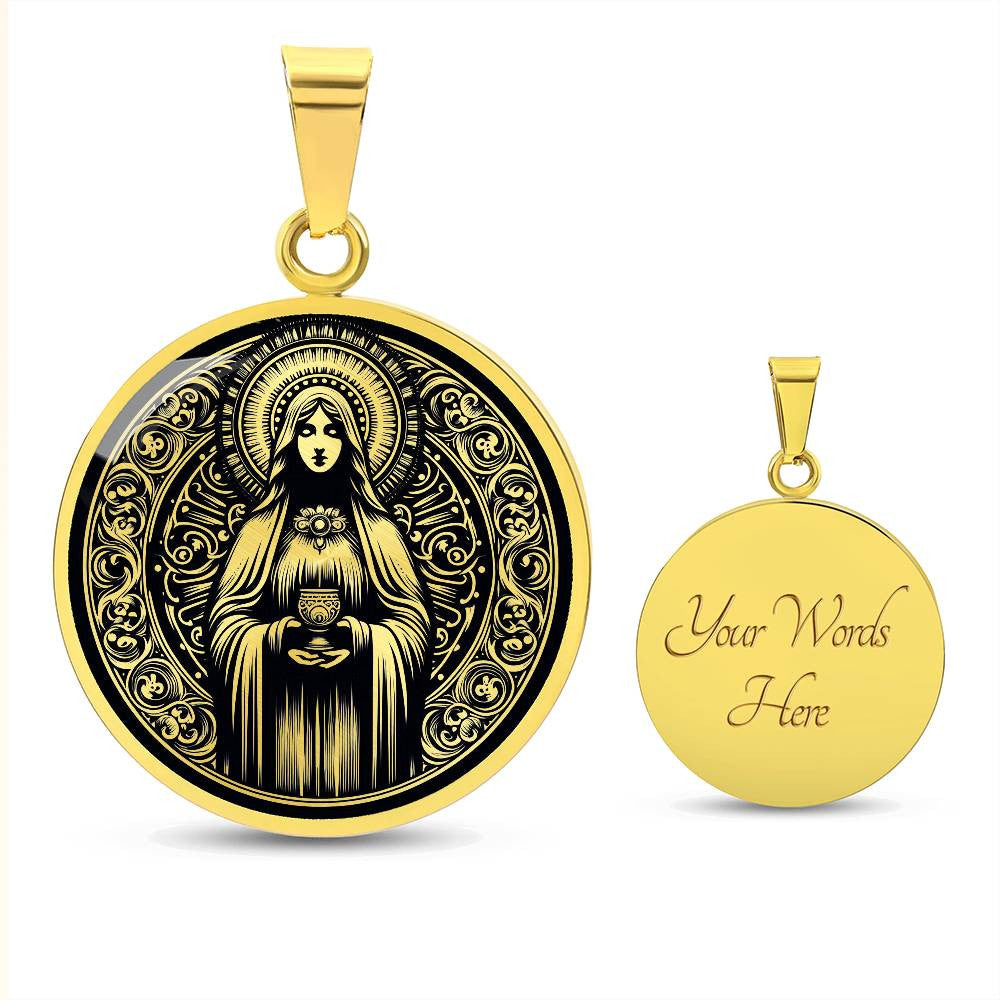 Saint Mary Magdalene Medal Necklace – Patron Saint of Converts & Penitents