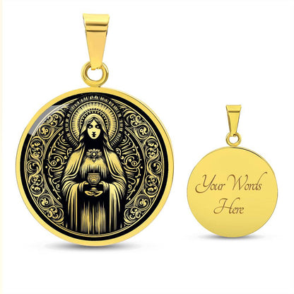 Saint Mary Magdalene Medal Necklace – Patron Saint of Converts & Penitents