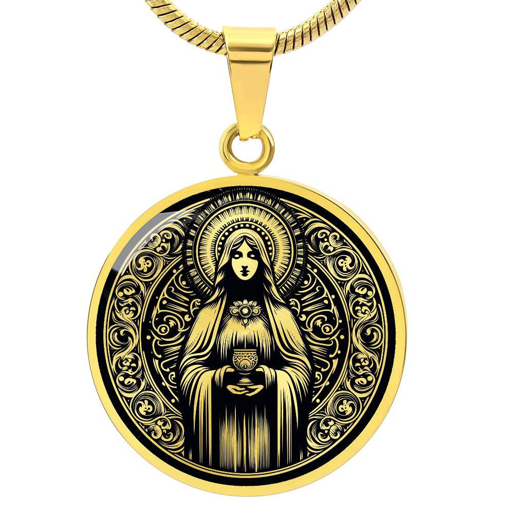 Saint Mary Magdalene Medal Necklace – Patron Saint of Converts & Penitents