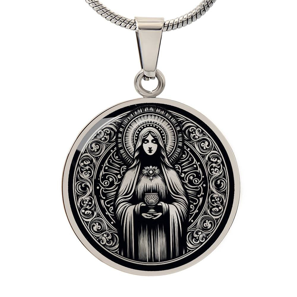 Saint Mary Magdalene Medal Necklace – Patron Saint of Converts & Penitents