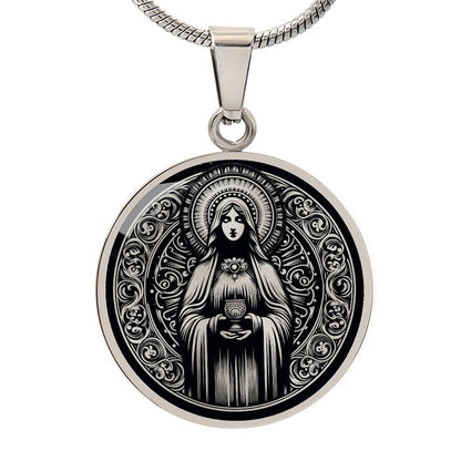 Saint Mary Magdalene Medal Necklace – Patron Saint of Converts & Penitents