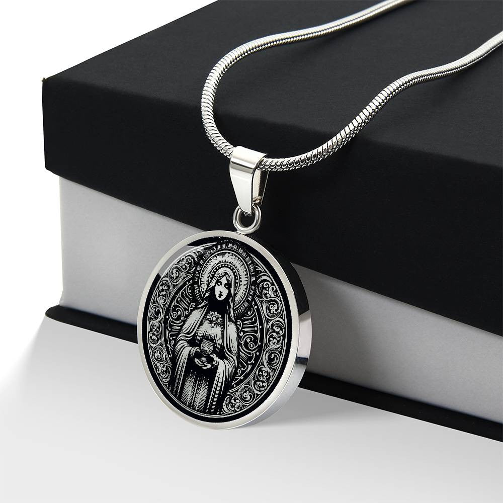 Saint Mary Magdalene Medal Necklace – Patron Saint of Converts & Penitents