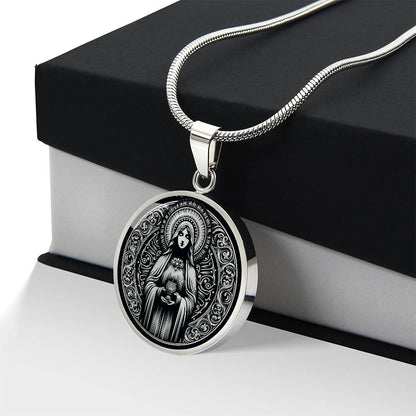 Saint Mary Magdalene Medal Necklace – Patron Saint of Converts & Penitents