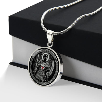 Saint Maurice Medal Necklace – Patron Saint of Soldiers & Infantry