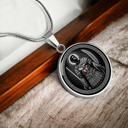 Saint Maurice Medal Necklace – Patron Saint of Soldiers & Infantry