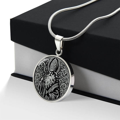 Saint Nicholas of Myra Medal Necklace - Bishop, Protector, Patron of Children