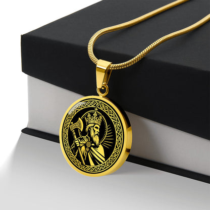 Saint Olaf of Norway Medal Necklace – Norway's Patron Saint & Eternal King