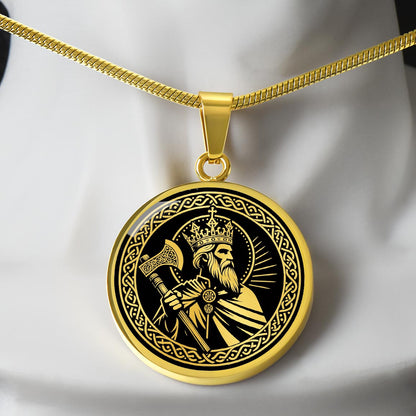 Saint Olaf of Norway Medal Necklace – Norway's Patron Saint & Eternal King