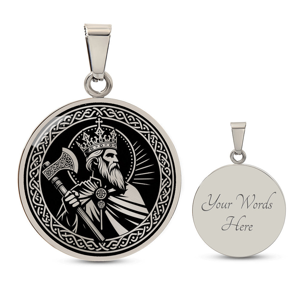 Saint Olaf of Norway Medal Necklace – Norway's Patron Saint & Eternal King