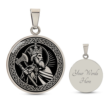 Saint Olaf of Norway Medal Necklace – Norway's Patron Saint & Eternal King