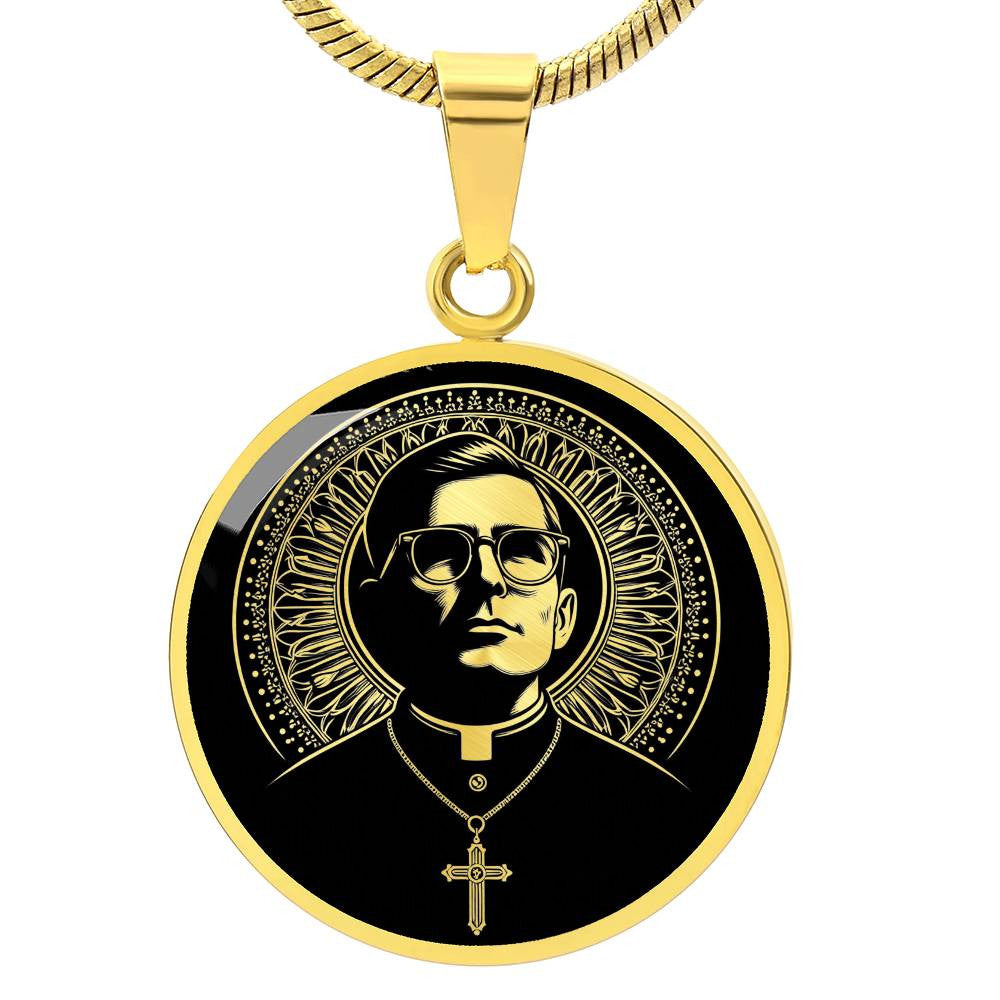 Saint Oscar Romero Medal Necklace – Voice for the Voiceless