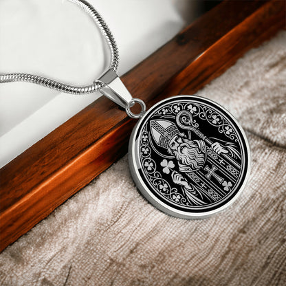 Saint Patrick Medal Necklace – Patron Saint of Ireland & Engineers