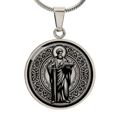 Saint Paul the Apostle Medal Necklace – Patron Saint of Writers and Missionaries