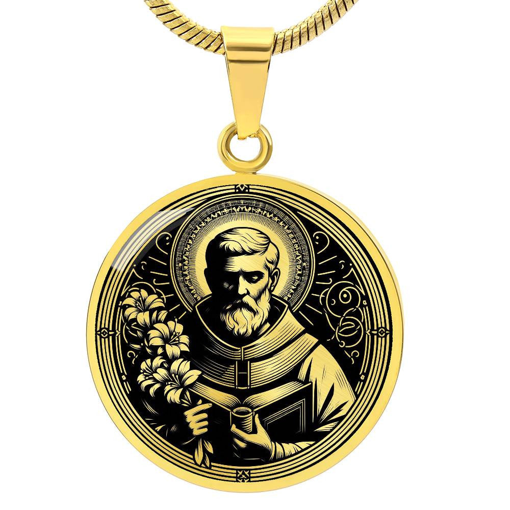 Saint Philip Neri Medal Necklace - Apostle of Rome, Patron of Joy