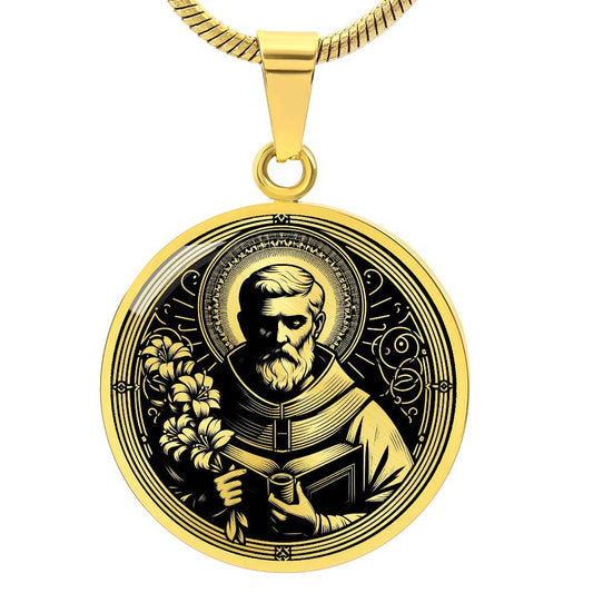 Saint Philip Neri Medal Necklace - Apostle of Rome, Patron of Joy