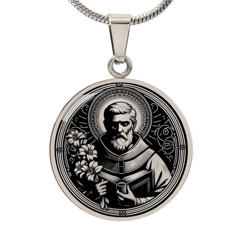 Saint Philip Neri Medal Necklace - Apostle of Rome, Patron of Joy
