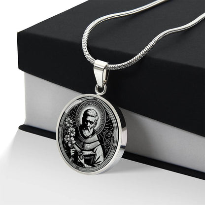 Saint Philip Neri Medal Necklace - Apostle of Rome, Patron of Joy