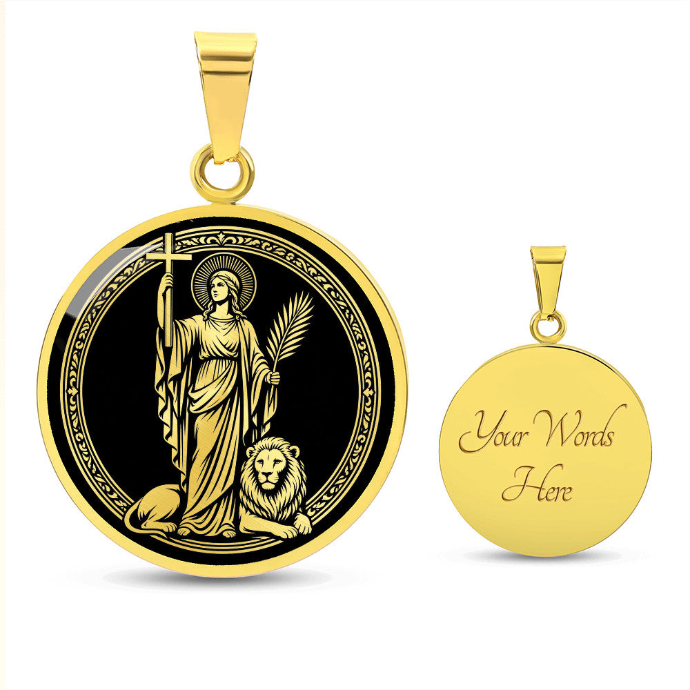 Saint Tatiana of Rome Medal Necklace – Patron Saint of Students