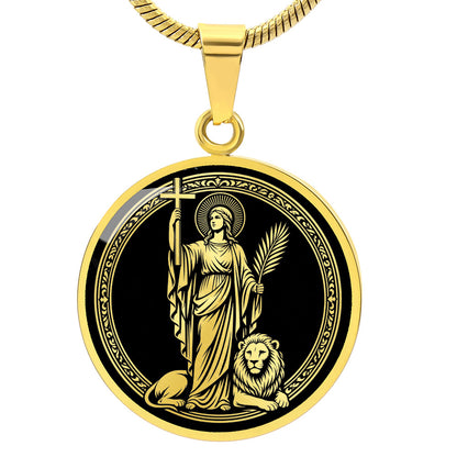 Saint Tatiana of Rome Medal Necklace – Patron Saint of Students