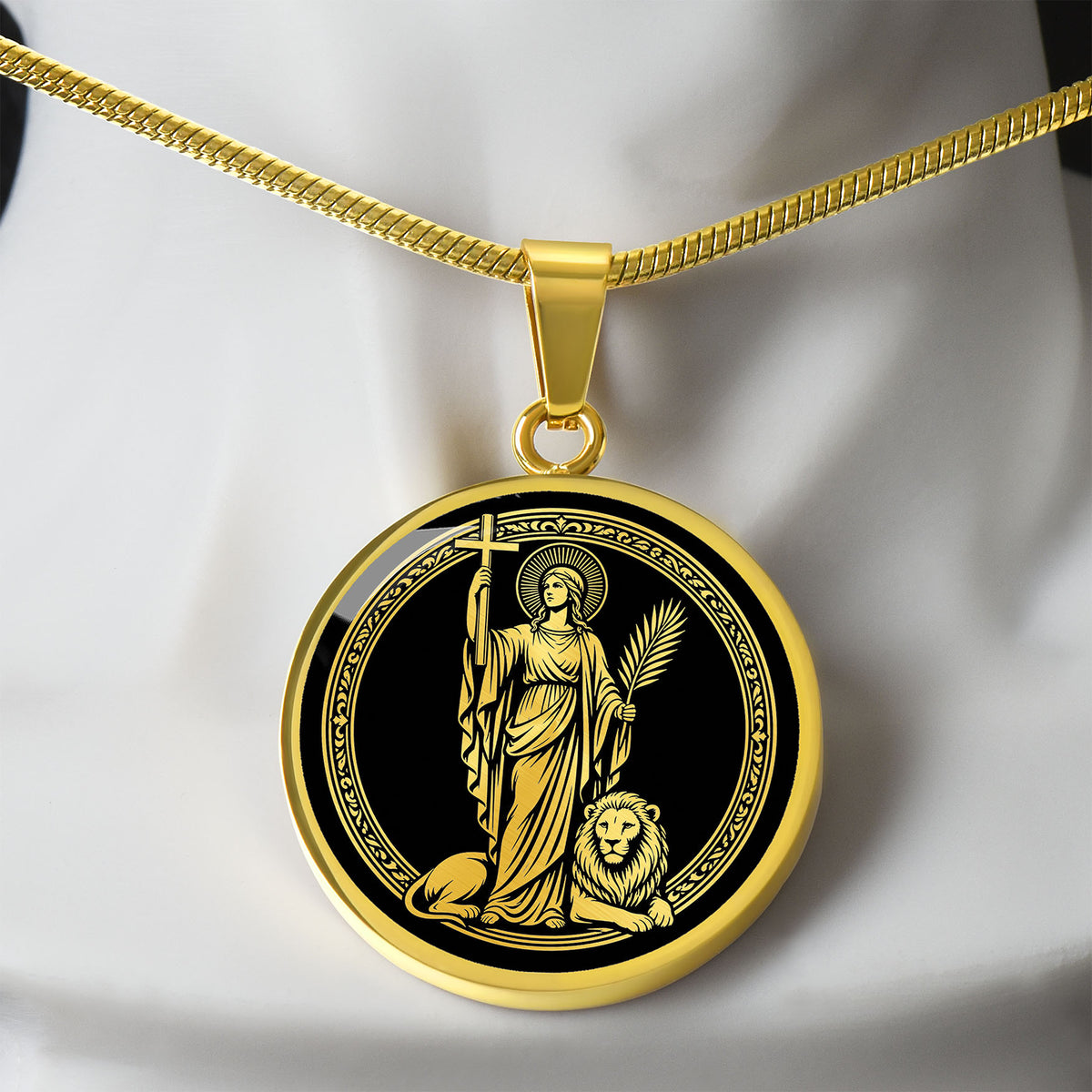 Saint Tatiana of Rome Medal Necklace – Patron Saint of Students