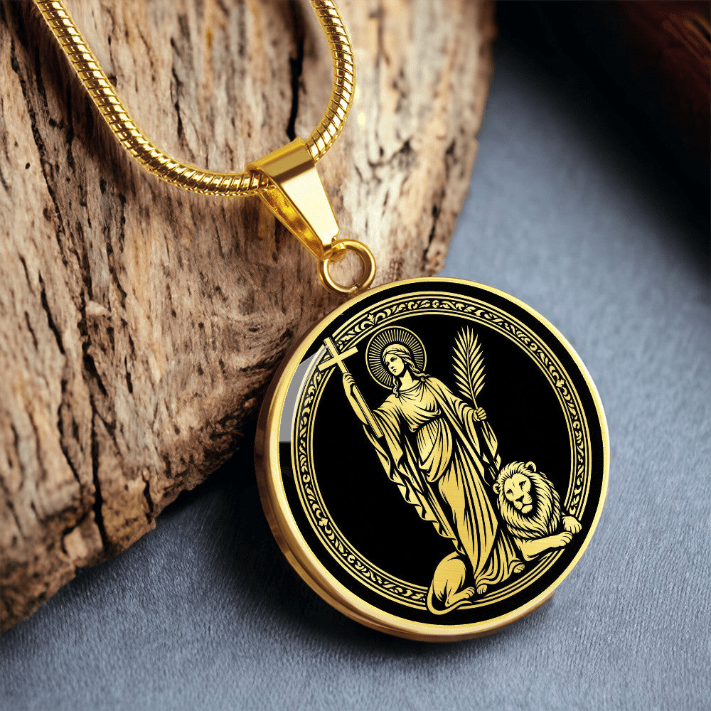 Saint Tatiana of Rome Medal Necklace – Patron Saint of Students