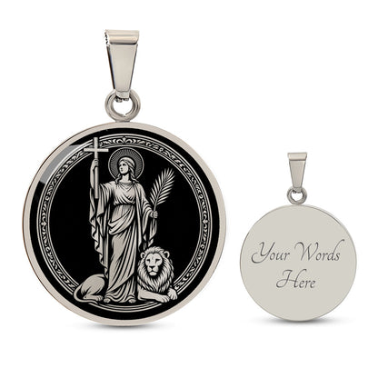 Saint Tatiana of Rome Medal Necklace – Patron Saint of Students