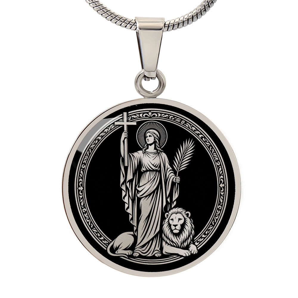Saint Tatiana of Rome Medal Necklace – Patron Saint of Students
