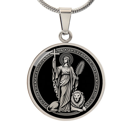 Saint Tatiana of Rome Medal Necklace – Patron Saint of Students