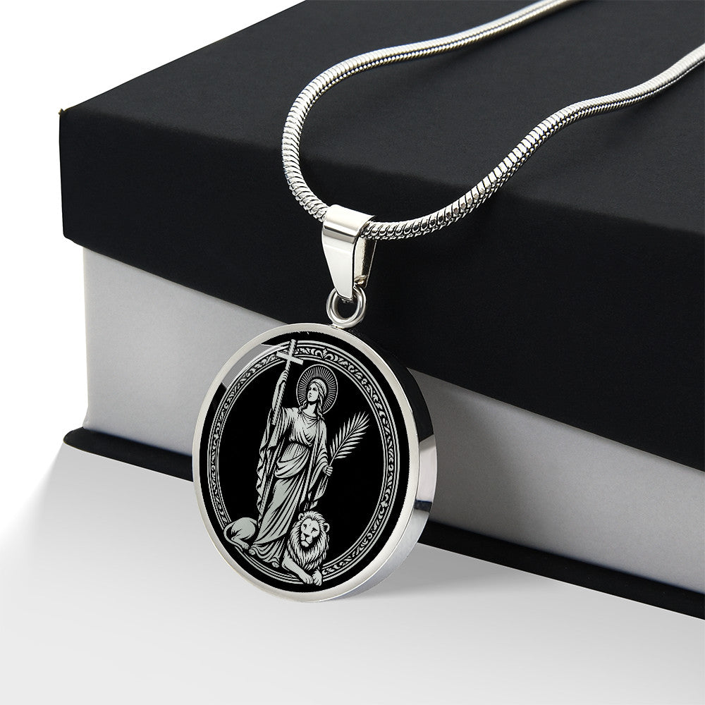 Saint Tatiana of Rome Medal Necklace – Patron Saint of Students
