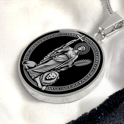 Saint Tatiana of Rome Medal Necklace – Patron Saint of Students