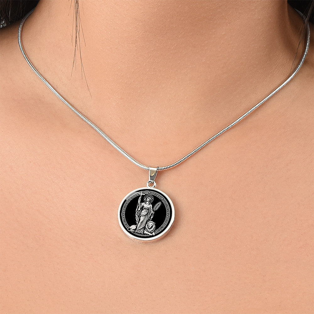 Saint Tatiana of Rome Medal Necklace – Patron Saint of Students