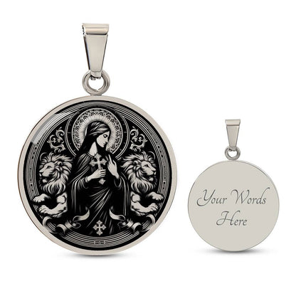 Saint Thecla of Iconium Medal Necklace - Protomartyr, Disciple of Paul