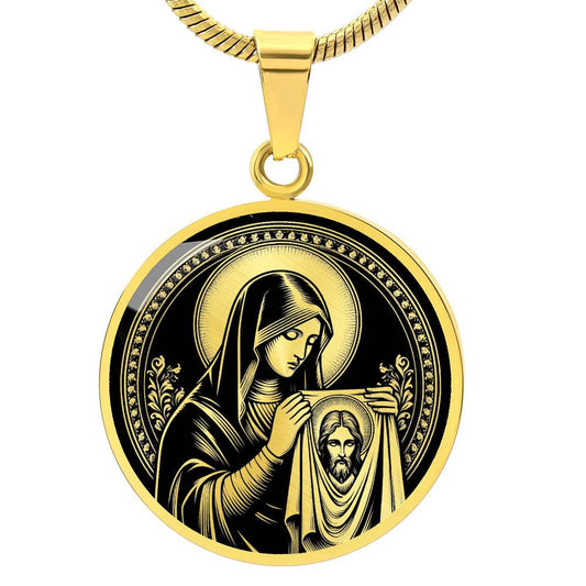 Saint Veronica Medal - Patron Saint of Photographers & The Veil of Christ