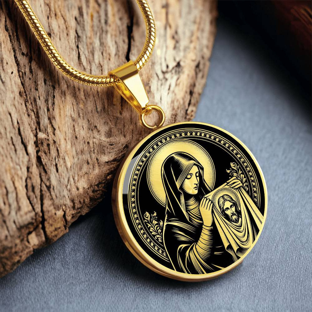 Saint Veronica Medal - Patron Saint of Photographers & The Veil of Christ